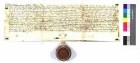 Graf Wolfgang zu Kastell belehnt den Sebastian Neustetter, genannt Stürmer der Jüngere als Bevollmächtigter des gleichnamigen Sebastian Neustetter des Älteren zu Schönfeld, Würzburgischer Amtmann zu Haßfurt und Walburg, sein Vater, mit den Lehengütern zu Nasselbach (mit Angabe der 13 Lehensbauern).