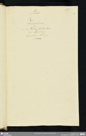 15) "E." Verzeichnis der in der Schul-Bibliothec des Martinei (zu Braunschweig) befindlichen Bücher. 19. Jahrh.