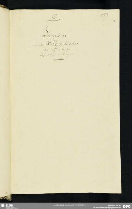 15) "E." Verzeichnis der in der Schul-Bibliothec des Martinei (zu Braunschweig) befindlichen Bücher. 19. Jahrh.