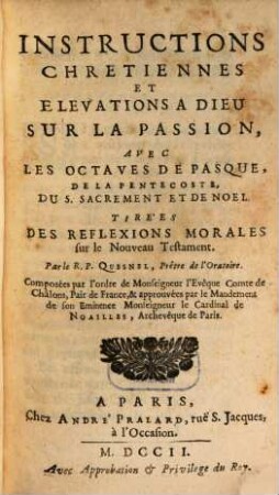 Instructions chretiennes sur la Passion