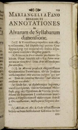 Annotationes In Alvarum de Syllabarum dimensione