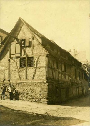 Kaiserslautern: Lohgasse, alte Gerberhäuser, abgetragen