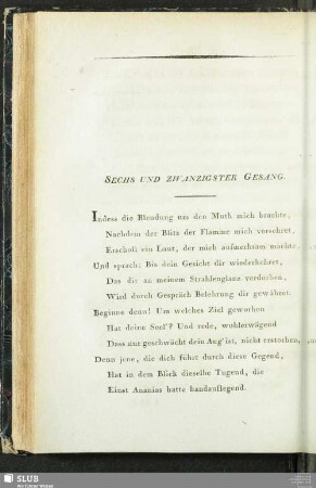 Sechs Und Zwanzigster Gesang