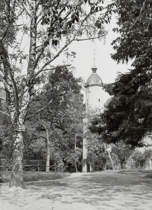Rennersdorf (Herrnhut-Rennersdorf). Schloss Niederrennersdorf (um 1740). Teilansicht
