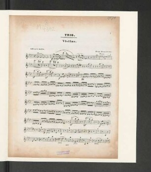 Trio. Violino.