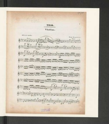 Trio. Violino.