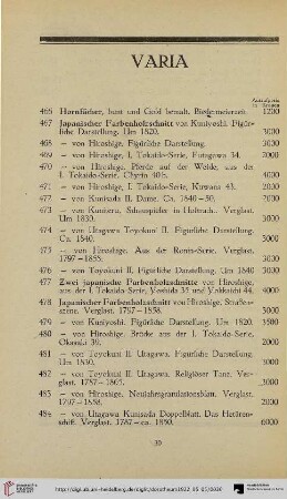 Varia (Nr. 466-534)