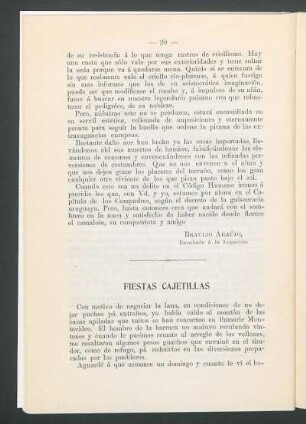 Fiestas cajetillas