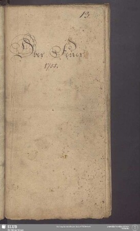 Ober-Feuer 1755