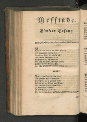 Fünfter Gesang.