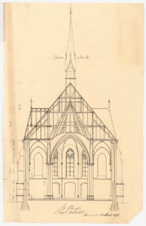 Sankt Matthäus, Altena: Querschnitt 1:100