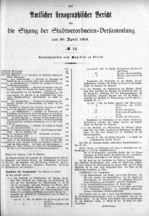 No. 14, 30. April 1903