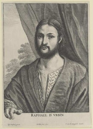 Bildnis des Raphael d' Vrbin