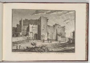 Porta Maggiore olim Nevia (Die Porta Maggiore in Rom), in: Giuseppe Bianchini: Delle Magnificenze di Roma antica e moderna, Bd. 1, Rom 1747, Tafel 7