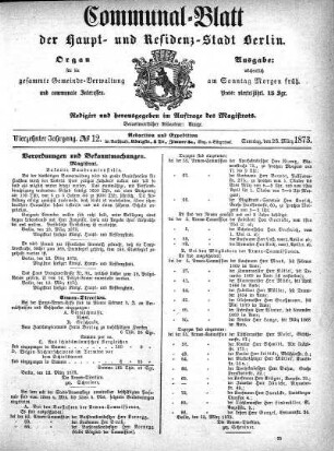 1873,12: No. 12, 23. März 1873