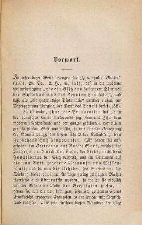Die päpstlichen Decrete vom 18. Juli 1870, 6. Die Infallibilisten und der moderne Staat