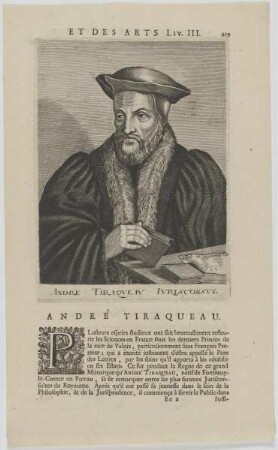 Bildnis des André Tiraqueau