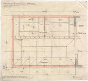 Bestelmeyer, German; Nürnberg (Bayern); Germanisches Nationalmuseum - Grundriss OG