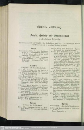 Siebente Abteilung