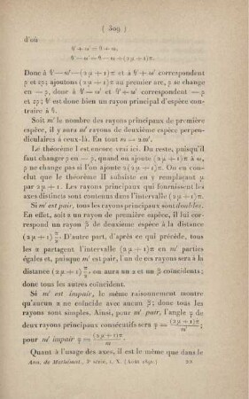 La symétrie en coordonnées polaires. [Fortsetzung]