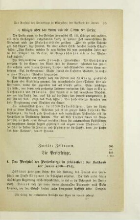 Zweiter Zeitraum. Die Perserkriege