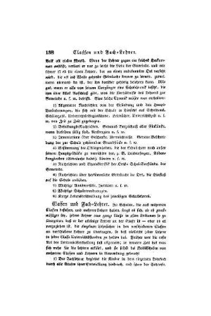 Classen und Fach-Lehrer