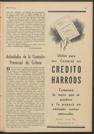Actividades de la Comisión Provincial de Cultura