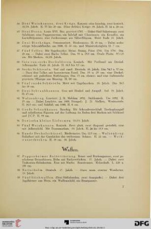 Waffen (Nr. 97-117)
