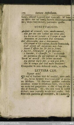 Lettera XCV. Signor mio!