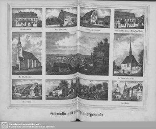 Ronneburg und seine Hauptgebäude