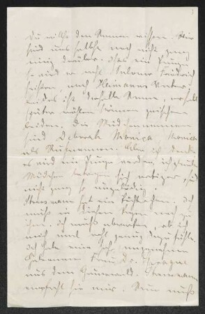 Brief von Gertrud Heimann und Moritz Heimann an Margarete Hauptmann
