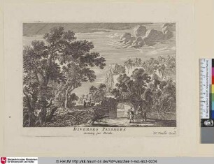 [Titelblatt:] Diverses Paysages