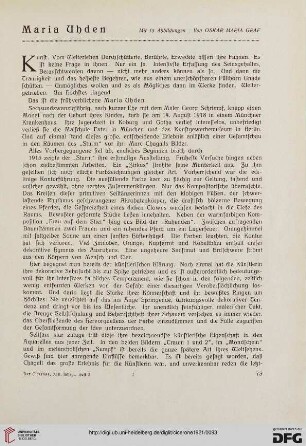 13.1921: Maria Uhden