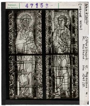 Neukloster, Zisterzienserkirche: Hl. Magdalena und Hl. Matthäus, um 1240/50