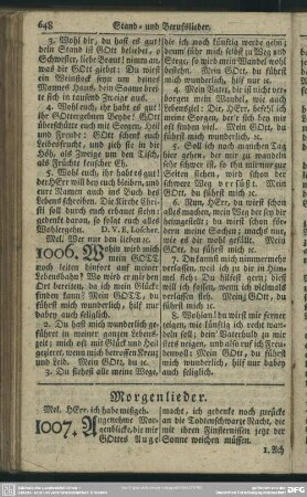 Morgenlieder
