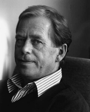 Vaclav Havel (1936-2011; tschechischer Politiker, Schriftsteller, Landespräsident 1993-2003). Prag, 1992