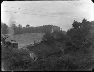 Maulbronn, Bf, Tunnel- Umgehungskurve im Bau