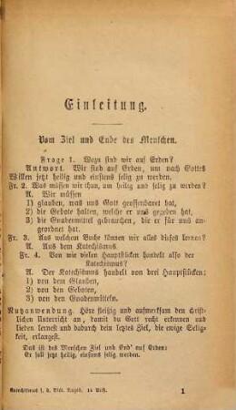 Katechismus der katholischen Religion für die Volkschulen im Bistume Augsburg : Auf hohe oberhirtliche Anordnung