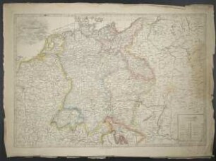 Deutschland Nach seiner neuesten Grenz-berichtigung