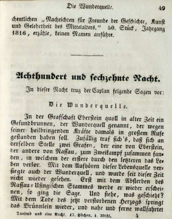 Achthundert und sechzehnte Nacht