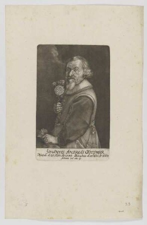 Bildnis des Johannes Andreas Oettinger