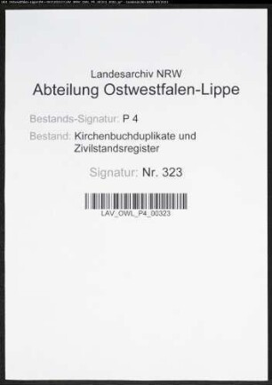 Kirchenbuchduplikat der katholischen Gemeinde Störmede, Kreis Lippstadt (T 1808, HT 1809-1816). (Gemeinde: Katholische Gemeinde)