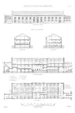 Tafel: Königliche Berliner Porzellan-Manufactur. Schlämmerei-Gebäude. Bl. II