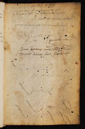 Federproben und Verse