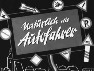 Natürlich die Autofahrer (1959) - Filmanfang