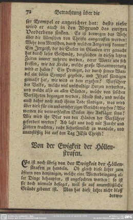 Von der Ewigkeit der Höllenstrafen