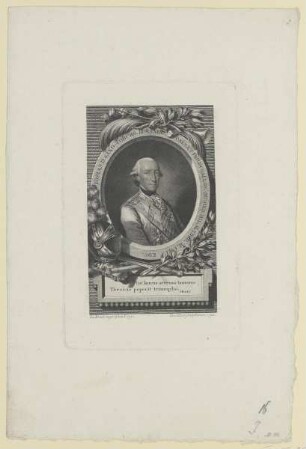 Bildnis des Friedrich Josias von Sachsen-Coburg-Saalfeld