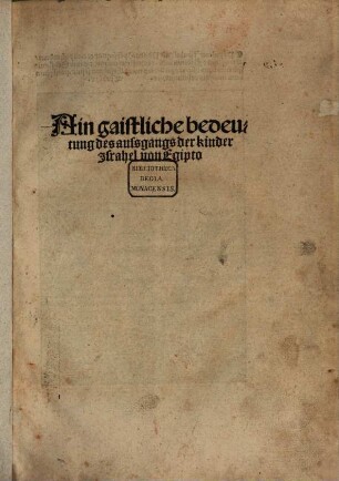 Das Buch Granatapfel im latein genannt Malogranatus : helt in ym gar vil vnd manig haylsam vnd suosser vnderweysung vnd leer, den anhebenden, auffnemenden, vnd volkommen mennschen