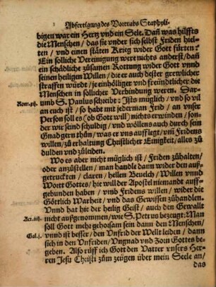 Abfertigung Des Vortrabs Friderici Staphyli. durch Jacobum Andree, D. : Hie hastu, Christlicher Leser, die Hauptartickel zuvernemen, darüber der Christlichen bestendigen Augspurgischen Confession verwandte Theologen, und die Bäpstischen streittig sein ...