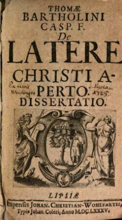 De latere Christi aperto Dissertatio